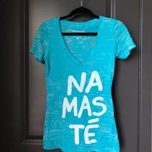 Namaste graphic tee shirt size medium
